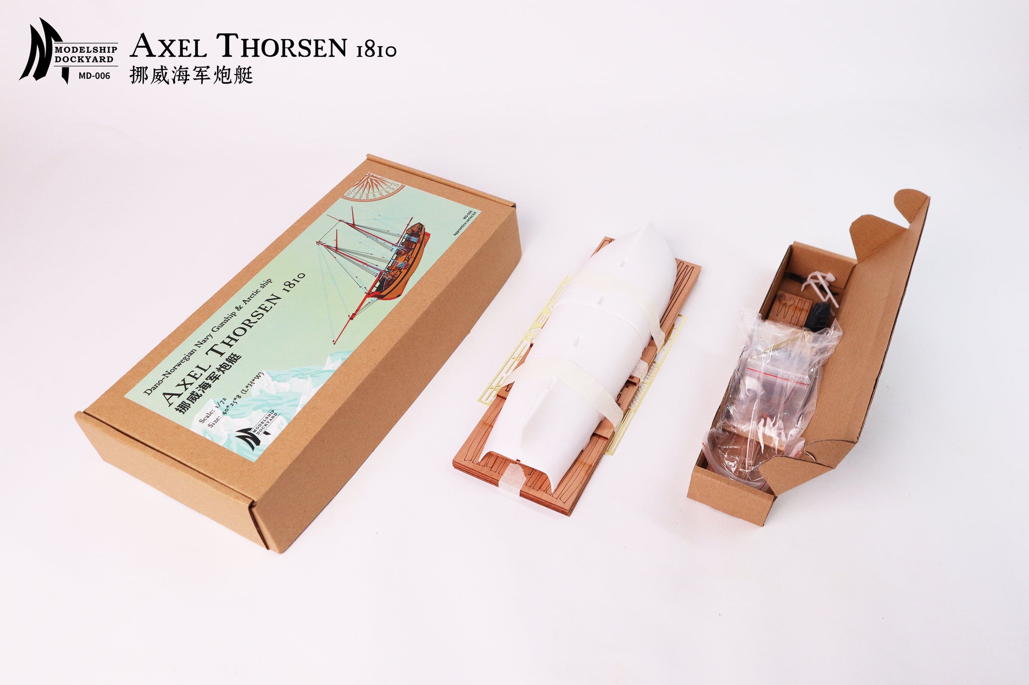 Axel Thorsen 1810 Dane - Norwegian Schooner 1:72 – Dry-Dock Models