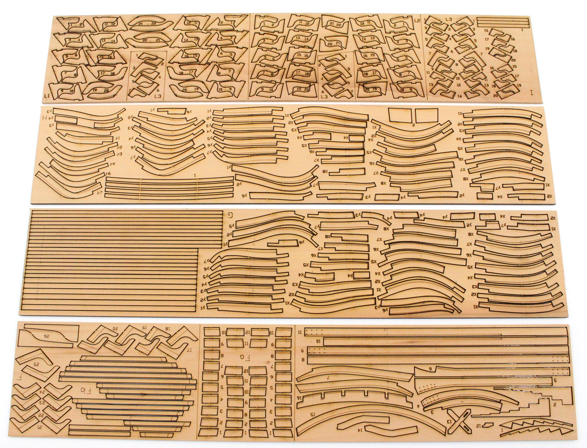 ニックページ Hms Enterprize 1774 - 1:96 POF - Boxwood Version, Boxwood CNC