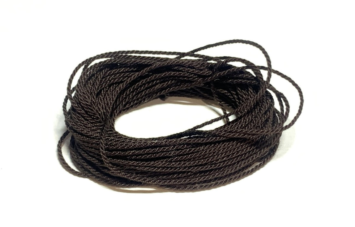 Miniature rigging rope 0.6 mm, Dark brown, cotton, 6 meter – Dry-Dock ...