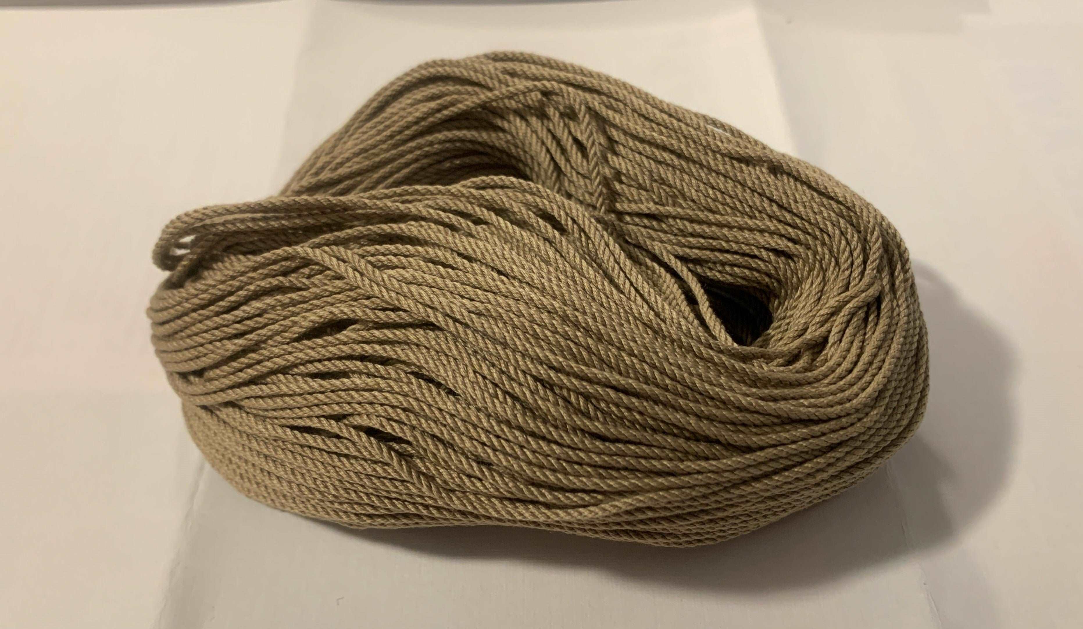 Miniature rigging rope 1.3 mm, Beige, cotton, 6 meter – Dry-Dock