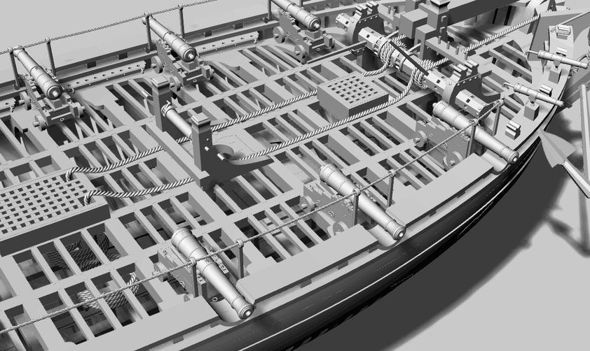 HMS Alert 1777 1:48 - Trident Model – Dry-Dock Models & Parts