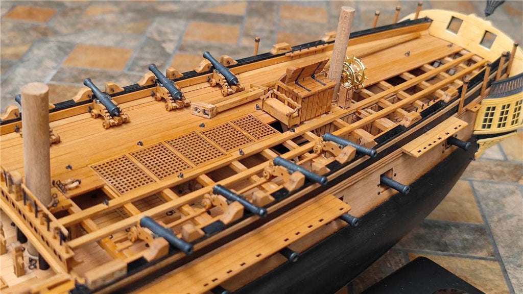 Belle Poule 1780 -1/72- French 12 Pounder Guns  Frigate (Shipping is included in the price)- Sail and Sail Model Production