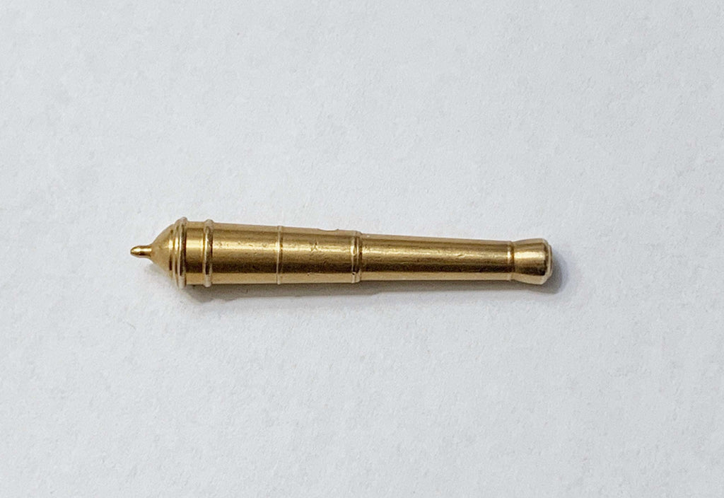 Cannon - Turned Brass  35mm long  4/bag